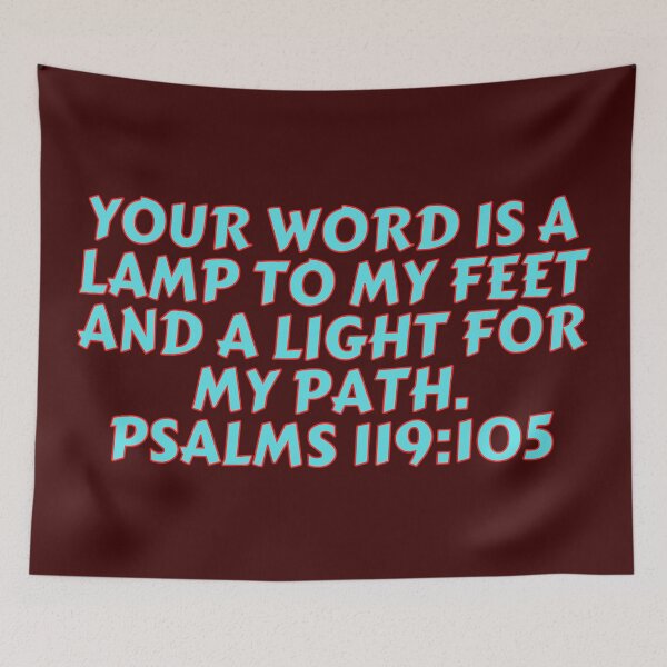 Item preview, Bible Verse Psalm 119:105 designed and sold by Prayingwarrior.
