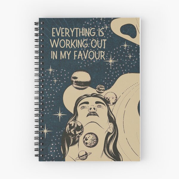 Item preview, Everything is Working Out | Empowerment Art | Blue designed and sold by sophiel-11.