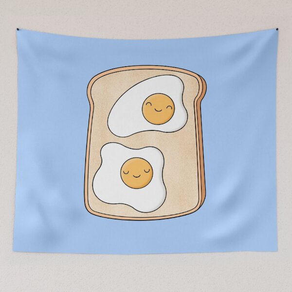 Item preview, Cute Eggs and Toast designed and sold by BaconPancakes21.