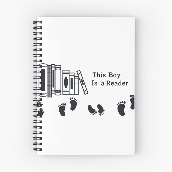 Item preview, This boy is a reader designed and sold by Nemya art.