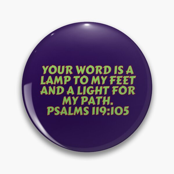 Item preview, Bible Verse Psalm 119:105 designed and sold by Prayingwarrior.