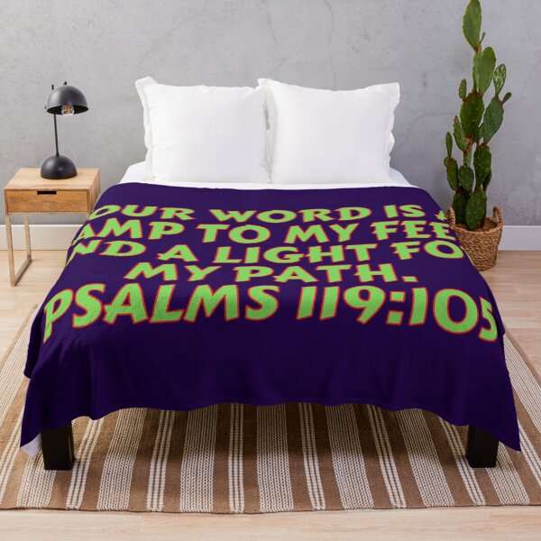 Item preview, Bible Verse Psalm 119:105 designed and sold by Prayingwarrior.