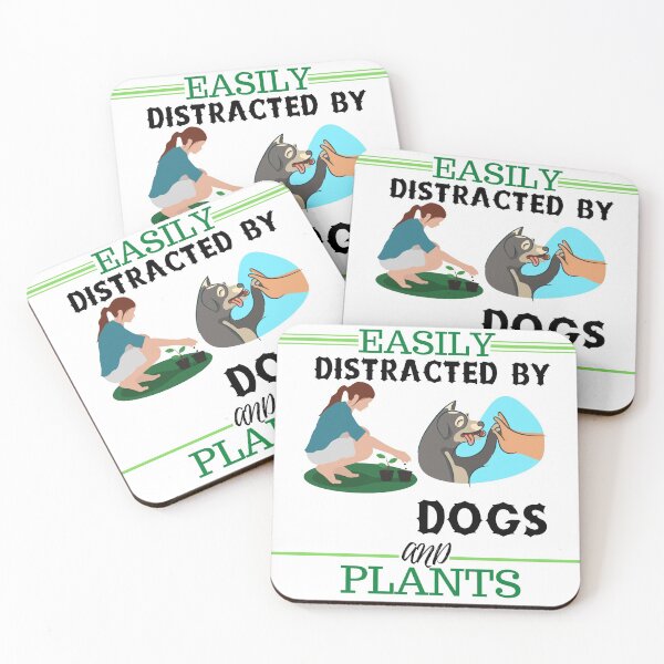Item preview, Easily Distracted By Dogs And Plants designed and sold by Martin-bivert.