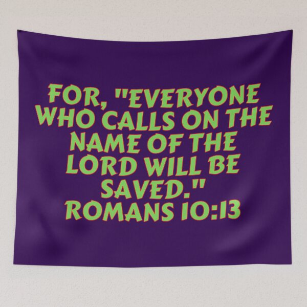 Item preview, Bible Verse Romans 10:13 designed and sold by Prayingwarrior.