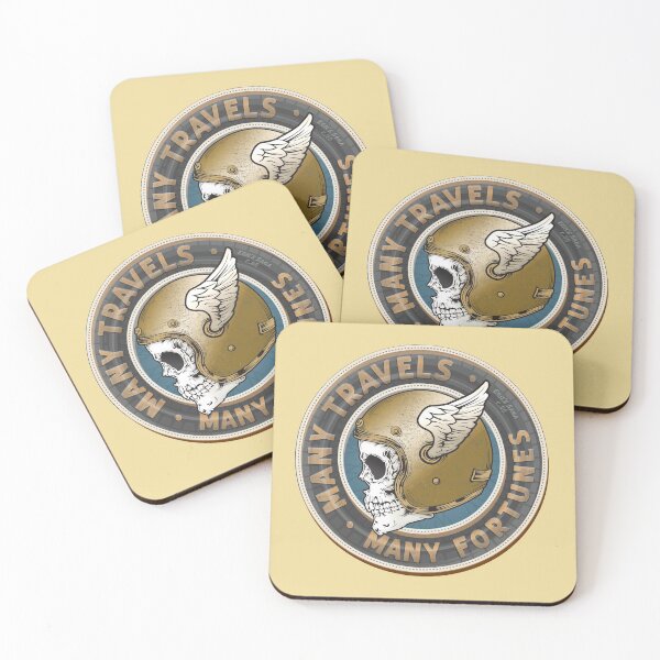 Item preview, Many Travels, Many Fortunes designed and sold by DuoLineGraphics.