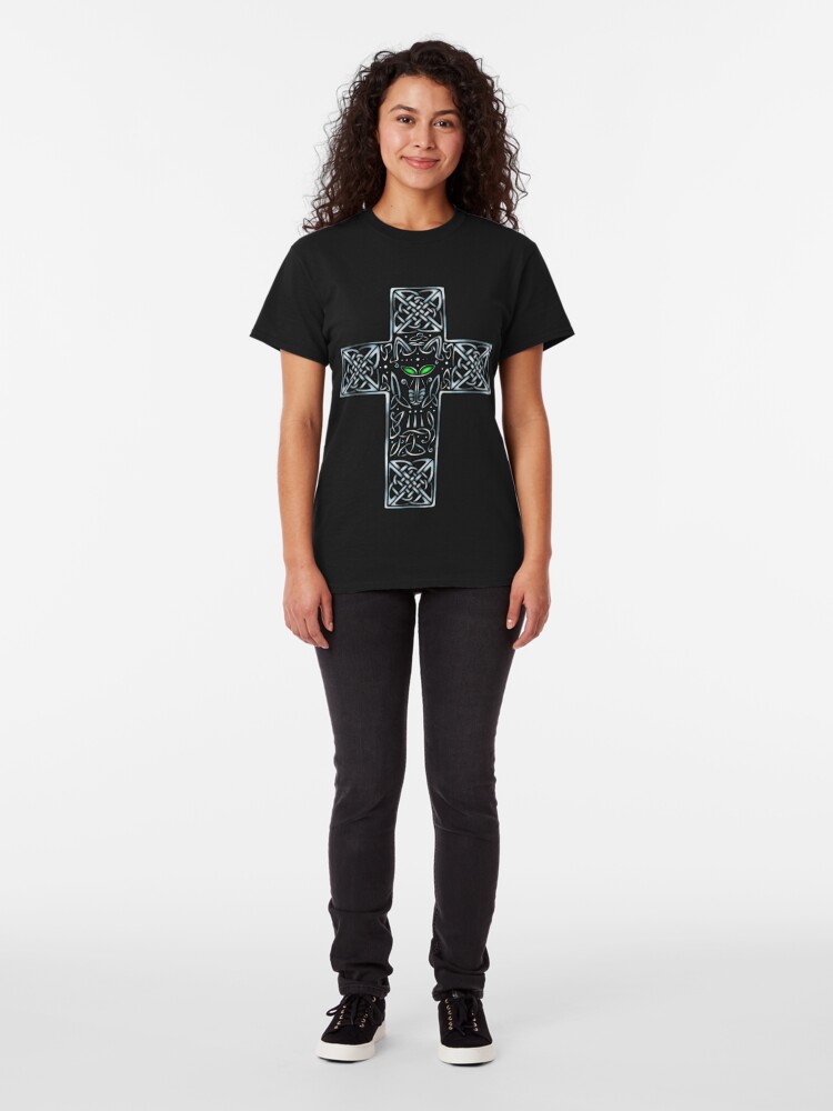 Alternate view of Wolf Cross Classic T-Shirt