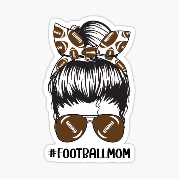 Football MOM Sticker