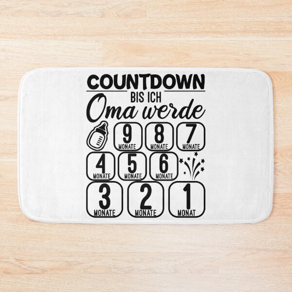 Item preview, Countdown Grandma - Funny Sayings Pregnancy Announcement designed and sold by Victorias-Art.