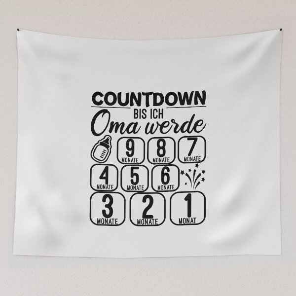 Item preview, Countdown Grandma - Funny Sayings Pregnancy Announcement designed and sold by Victorias-Art.
