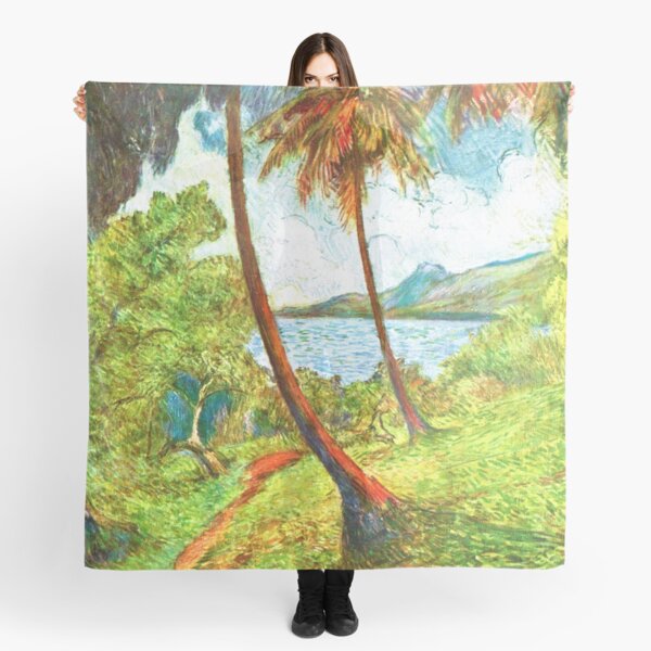 Charles Laval - Paysage de la Martinique (1887) Scarf