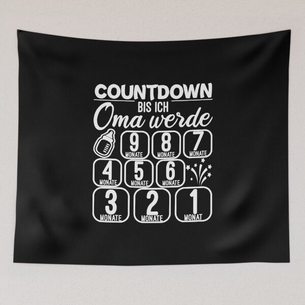 Item preview, Countdown grandma - birth grandchildren pregnancy designed and sold by Victorias-Art.
