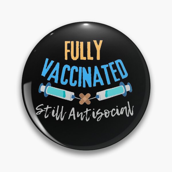 Aperçu de l'œuvre Complètement vacciné toujours antisocial créée et vendue par Joy Poddar.