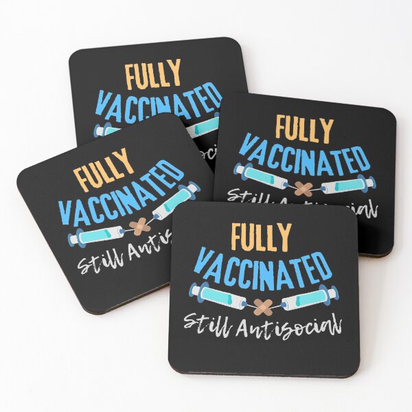Item preview, Fully Vaccinated Still Antisocial designed and sold by Joy Poddar.