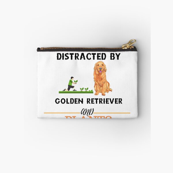 Item preview, Easily Distracted By GOLDEN RETRIEVER And Plants designed and sold by Martin-bivert.