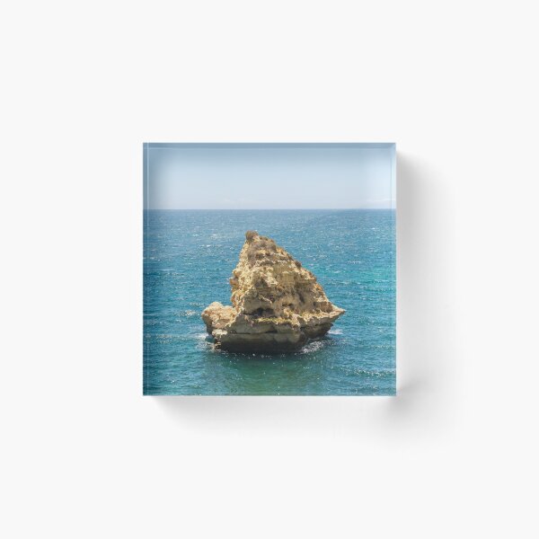 Item preview, Nature Sculpted Sailboat - Evocative Seastack off the Coast of Carvoeiro Algarve Portugal designed and sold by Georgia Mizuleva.