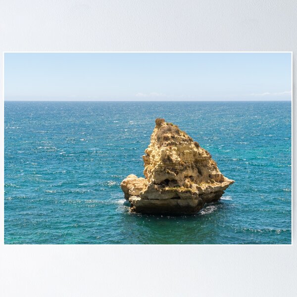 Item preview, Nature Sculpted Sailboat - Evocative Seastack off the Coast of Carvoeiro Algarve Portugal designed and sold by Georgia Mizuleva.