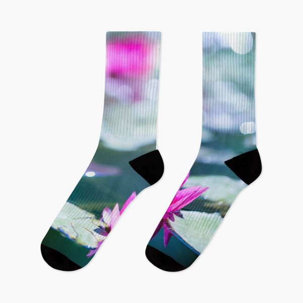 Item preview, Calming Lily Pads and Bokeh designed and sold by CyaniRose.