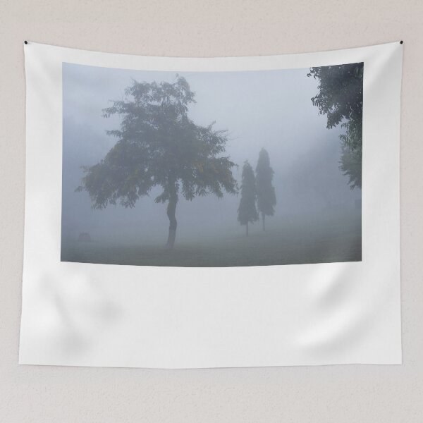 Aperçu de l'œuvre _SSK1322 Contours d'arbres dans le brouillard créée et vendue par Sunil Kapadia.
