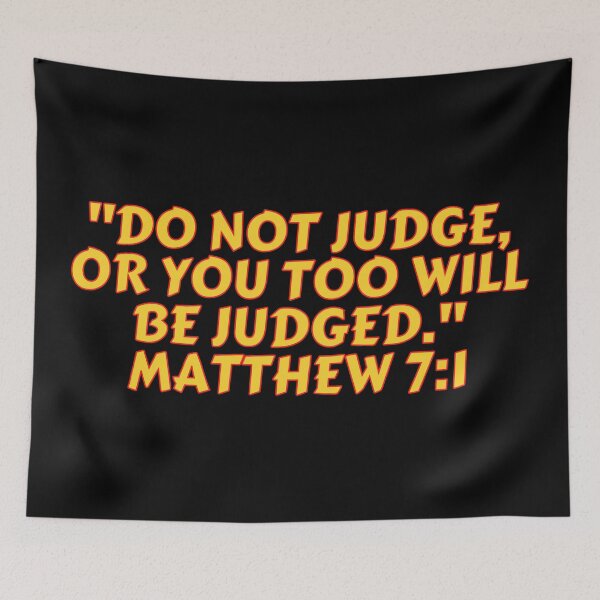 Item preview, Bible Verse Matthew 7:1 designed and sold by Prayingwarrior.