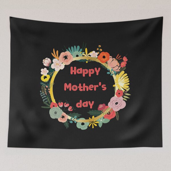 Item preview, Celebrate mom with flowers Premium TShirt136 designed and sold by etamarapk.