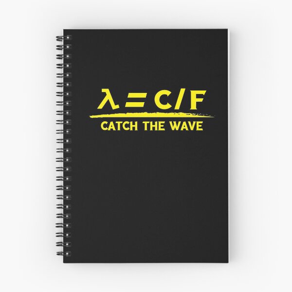 Item preview, Wavelength Formula - Catch the Wave HAM Radio Graphic designed and sold by WilsonCreekArts.
