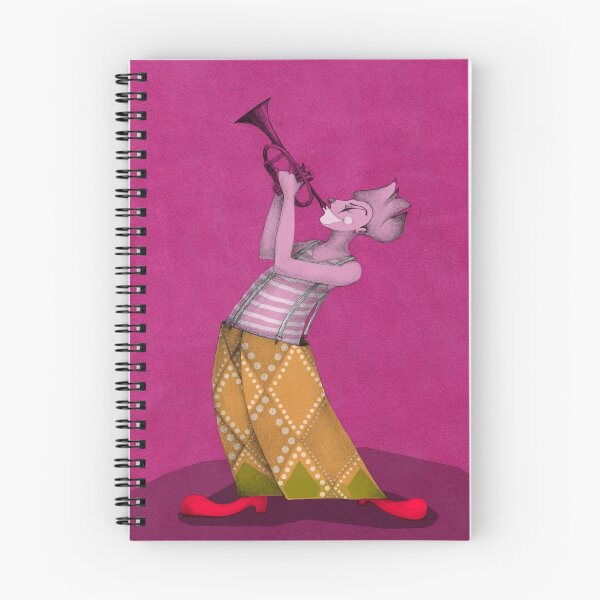 Item preview, clown trompetist on magenta designed and sold by nuanz.