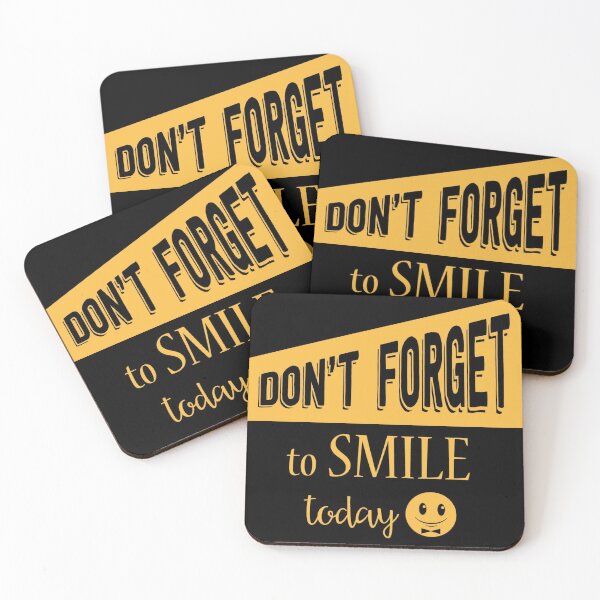 Item preview, Don't forget to smile today designed and sold by Nikmay Design.