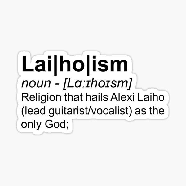 Item preview, Laihoism (definition) designed and sold by Blackmood.