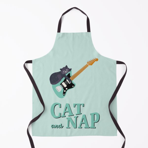 Item preview, Space Cat on Offset Guitar | Gift Ideas | Catnap designed and sold by Fluffy-Vectors.
