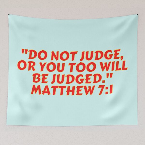 Item preview, Bible Verse Matthew 7:1 designed and sold by Prayingwarrior.