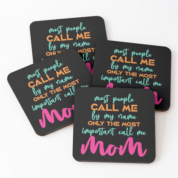 Artikelvorschau, Die meisten Leute nennen mich bei meinem Namen, aber nur die wichtigsten nennen mich Mama, lustiges Muttertagsgeschenk entworfen und verkauft von Mode Tees.