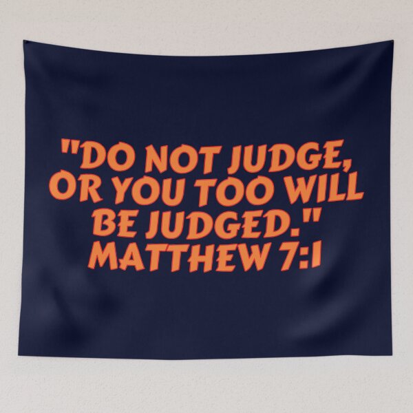 Item preview, Bible Verse Matthew 7:1 designed and sold by Prayingwarrior.