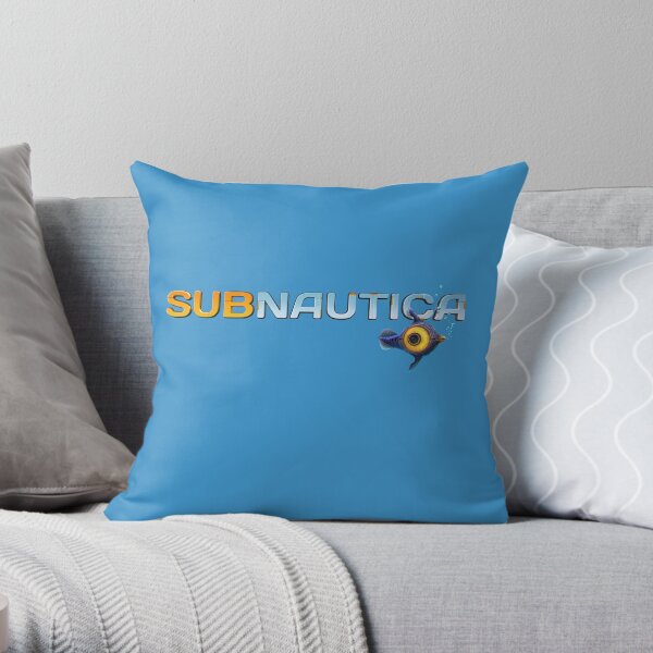 Subnautica Logo Throw Pillow