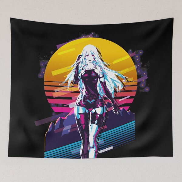 Item preview, NieR Automata - 2A *80s retro* designed and sold by MyRetroArt.