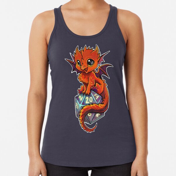 Dragon dice Racerback Tank Top
