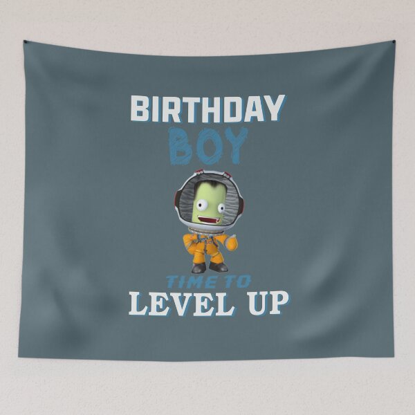 Item preview, Birthday Boy Time to Level Up , Kerbal Spacecraft Program , Kerbals , Boys Video Game designed and sold by Mekoooo.