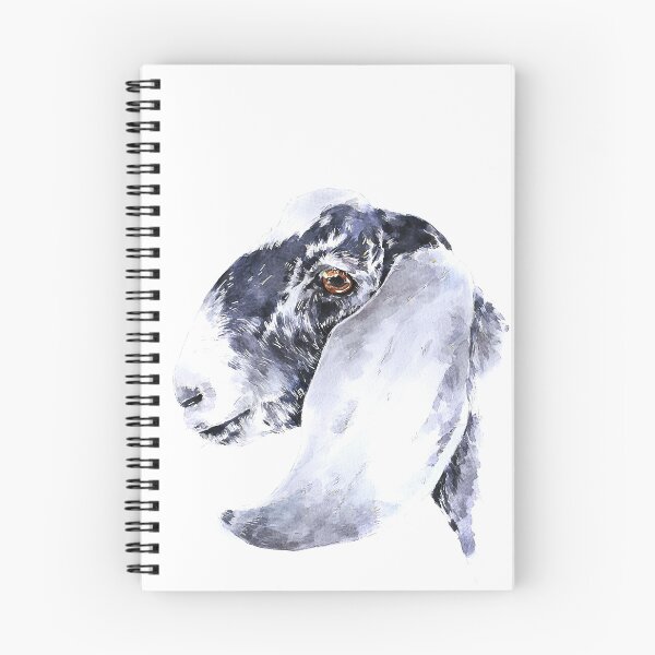 Item preview, Nubian Goat  Watercolour Art,Nubian Goat  Art,Nubian Goat  designed and sold by EdsWatercolours.