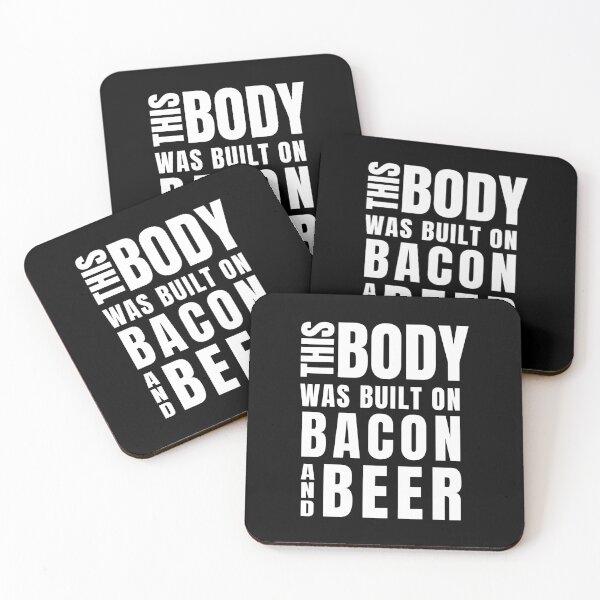 Item preview, This Body was built on Bacon and Beer for beer & bacon lovers designed and sold by TM-Multidesign.