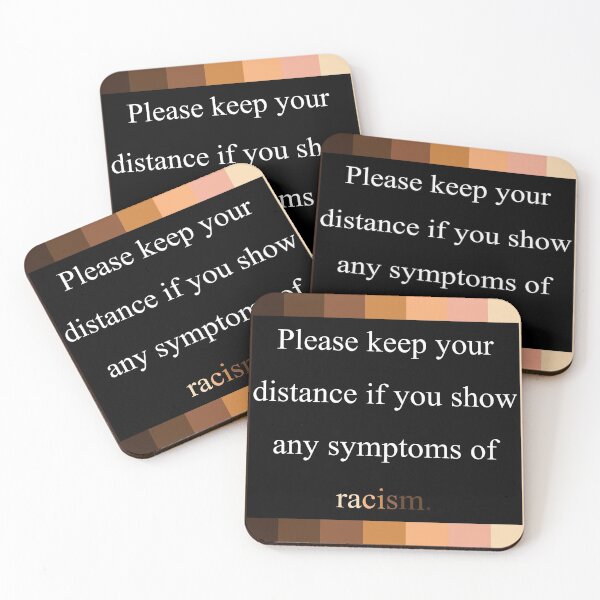 Item preview, SYMPTOMS OF RACISM designed and sold by MysticPotato.