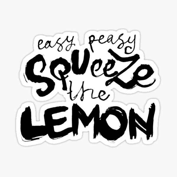 Neither Easy Nor Peasy Sticker