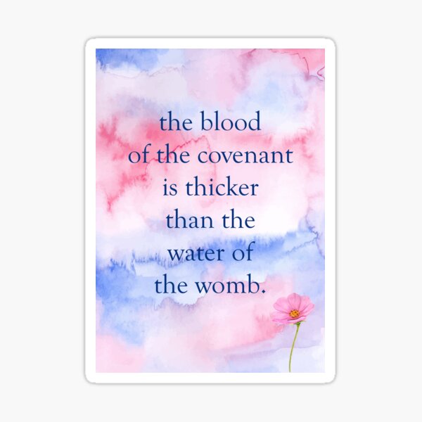 Blood of the Covenant Blood of the Covenant