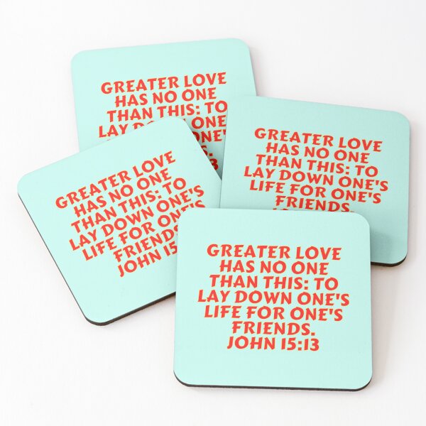 Item preview, Bible Verse John 15:13 designed and sold by Prayingwarrior.