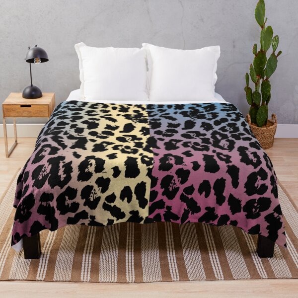 Item preview, Blue, Pink and Yellow Shaded Leopard Prints designed and sold by Wildlife Apparels Inc..