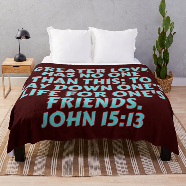 Item preview, Bible Verse John 15:13 designed and sold by Prayingwarrior.