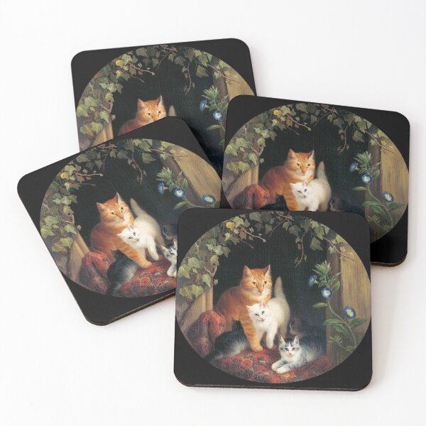 Item preview,  Mother Cat With 4 Kittens   designed and sold by WoodburyLake.