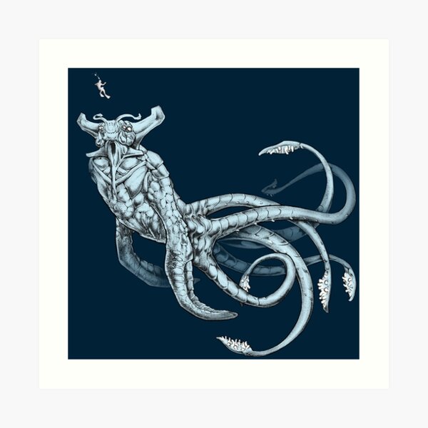 Sea Emperor Transparent Art Print
