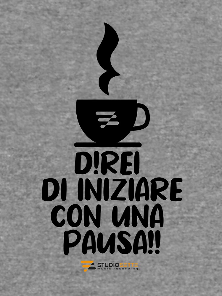 Thumbnail 5 of 5, Lightweight Sweatshirt, Direi di iniziare con una pausa | Music gadget | Studio Sette designed and sold by Studio Sette.