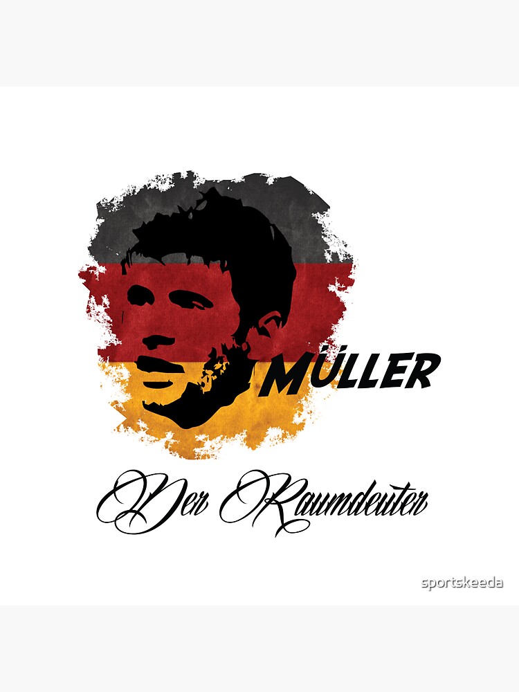 "Germany Thomas Muller World Cup 2014" Throw Pillow by ...