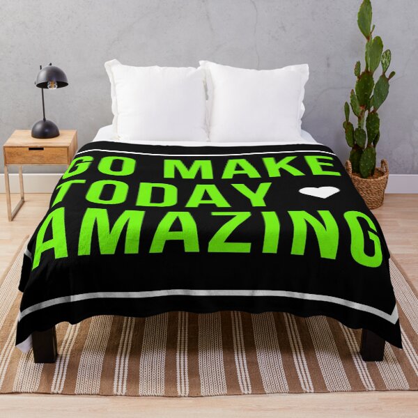 Item preview, Go Make Today Amazing With Heart designed and sold by Indra Agrawal.