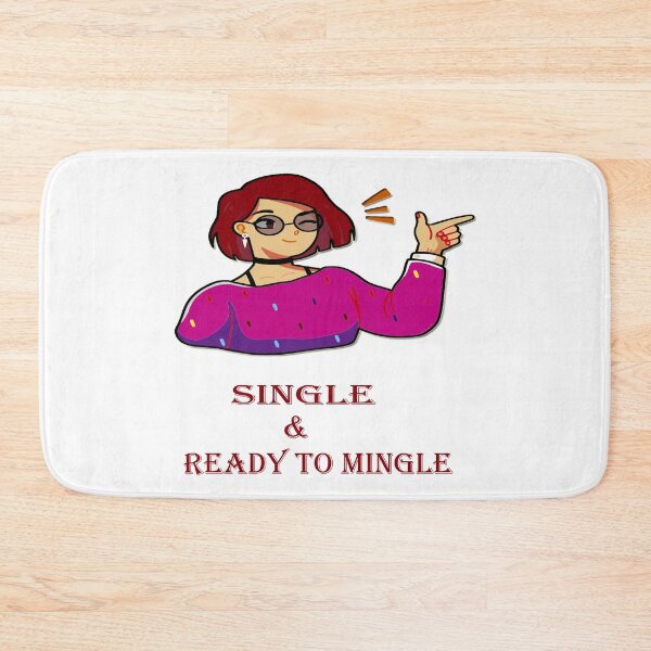 Item preview, Single & ready to mingle designed and sold by IVEKDESIGN.